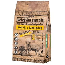WIEJSKA ZAGRODA INDYK Z JAGNIĘCINĄ (CHRUPKI M) 20KG