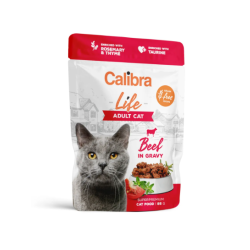 Calibra Cat Life pouch Adult Beef in gravy 85g