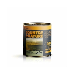 COUNTRY&NATURE Bezzbożowa mokra karma - indyk z brokułem 850 g