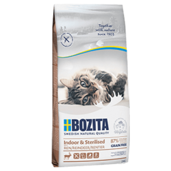 BOZITA INDOOR & STERILISED Z RENIFEREM, BEZ DODATKU ZBÓŻ 400G