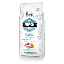 BRIT FRESH RYBA Z DYNIĄ DLA DOROSŁYCH PSÓW RAS DUŻYCH 2,5KG