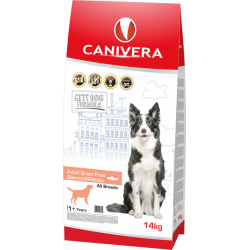 CANIVERA ADULT GRAIN FREE SALMON & POTATO ALL BREEDS 1KG - KARMA NA WAGĘ