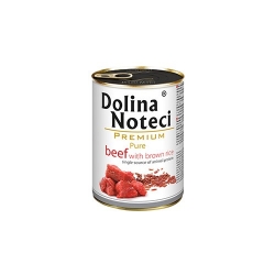 DOLINA NOTECI PREMIUM PURE WOŁOWINA Z RYŻEM BRĄZOWYM 400 g