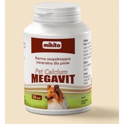 MIKITA  PET-CALCIUM MEGAVIT 50 TABLETEK