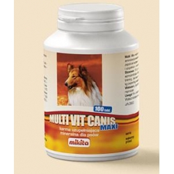 MIKITA  MULTIVIT CANIS MAXI 100 TABLETEK
