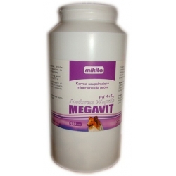 MIKITA  FOSFORAN WAP.A+D3 MEGAVIT 400 TABLETEK