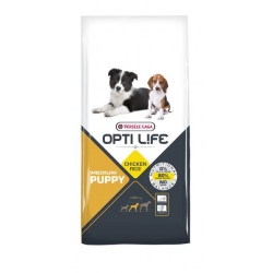 VERSELE LAGA OPTI LIFE PUPPY MEDIUM -  ( DRÓB ) 12,5 KG