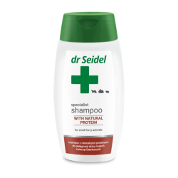 DR SEIDEL PROTEINOWY SZAMPON DLA MAŁYCH ZWIERZĄT FUTERKOWYCH 220ml