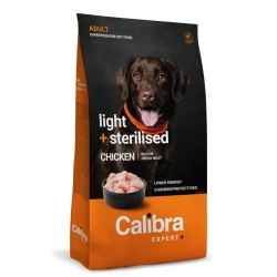 Calibra Dog EXPERT+ Adult Light & Sterilised Chicken 2 kg
