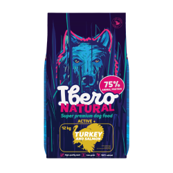Ibero Natural Dog Active + 12 kg