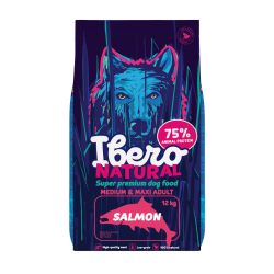 Ibero Natural Dog Medium & Maxi Adult Salmon 3 kg